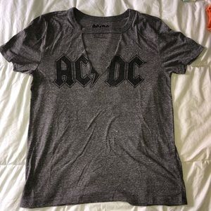 Cut out ACDC shirt